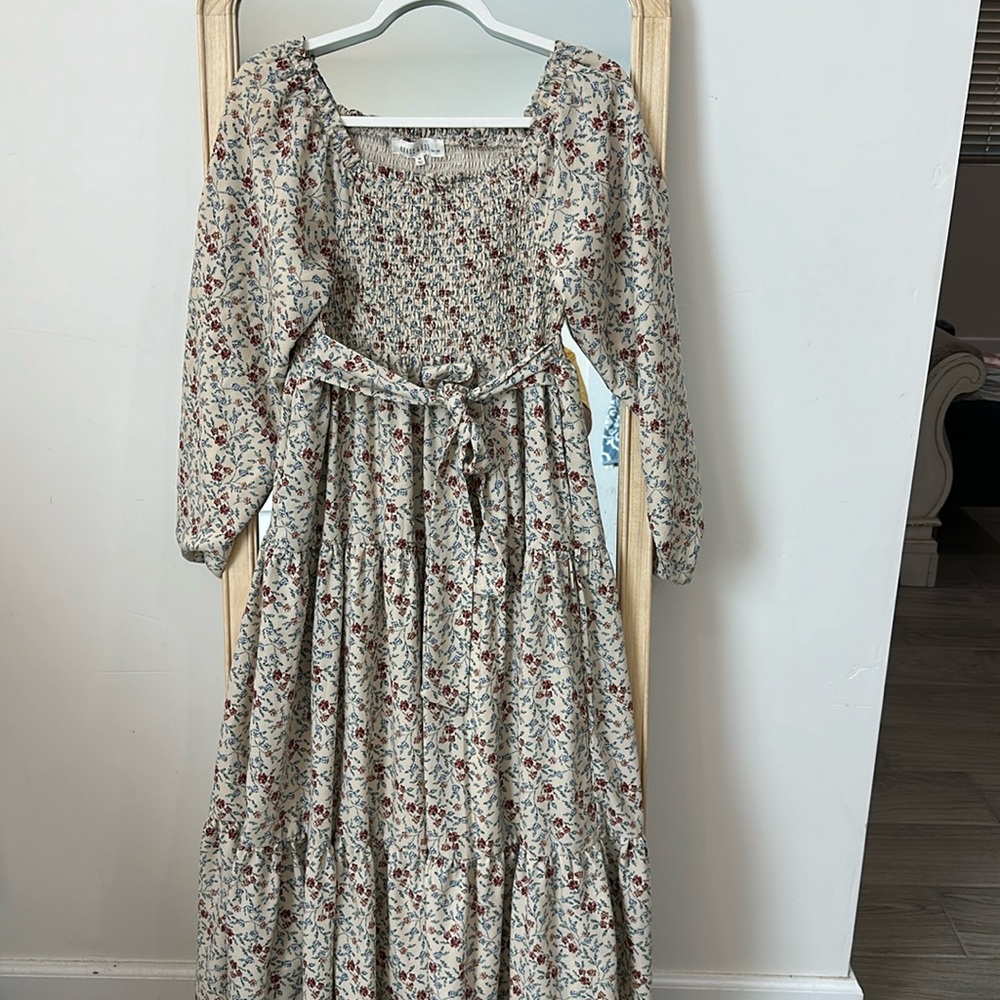 Called to Surf Floral Midi